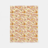 Giraffen Fleecedecke (Vorderseite)