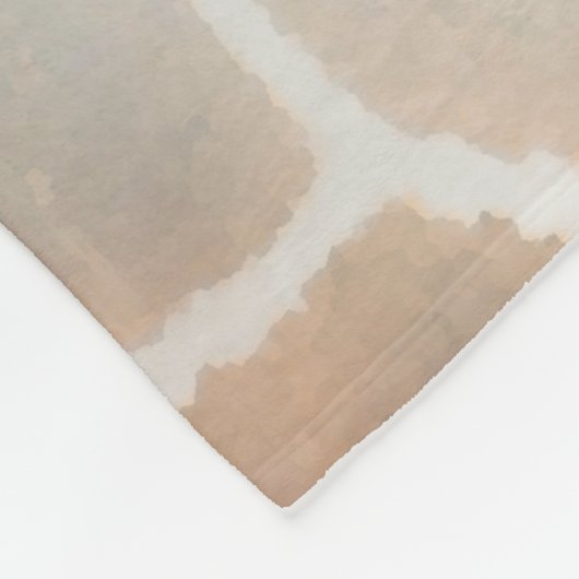 Giraffen-Fleecedecke Fleecedecke (Ecke)