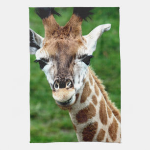 Giraffen-Foto-Küchen-Tuch Handtuch