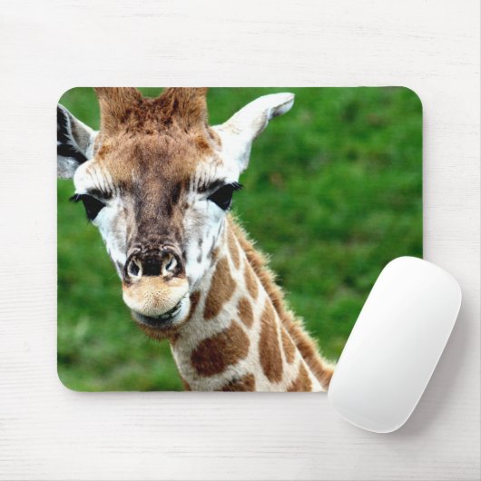 Giraffen-Foto-Mausunterlage Mousepad (Mit Mouse)