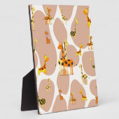 Giraffen Fotoplatte (Seite)