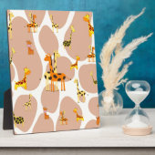 Giraffen Fotoplatte (Seite)