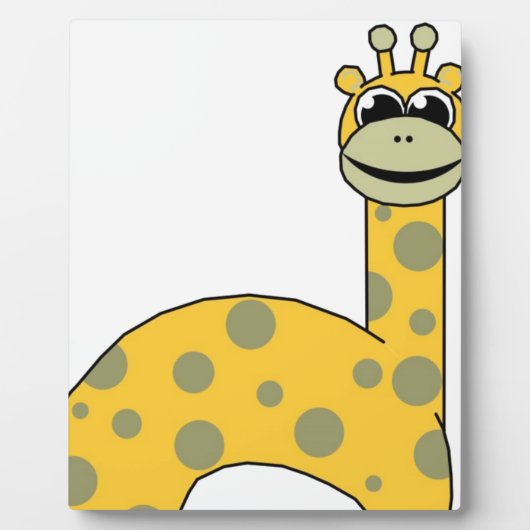 Giraffen Fotoplatte (Vorderseite)