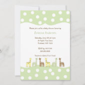 Giraffen-Freund-Babyparty laden Einladung (Vorderseite)