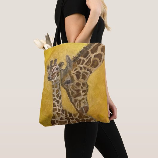 Giraffen für Mutter und Kind Tasche (Von Nahem)