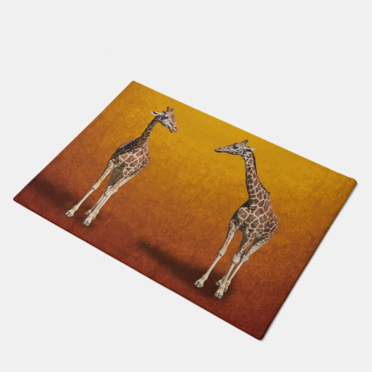 GIRAFFEN FUßMATTE (Schrägansicht)