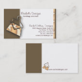 Giraffen-Geldbeutel Visitenkarte (Vorne/Hinten)