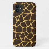 Giraffen-gepunkteter Hintergrund Case-Mate iPhone Hülle (Rückseite)