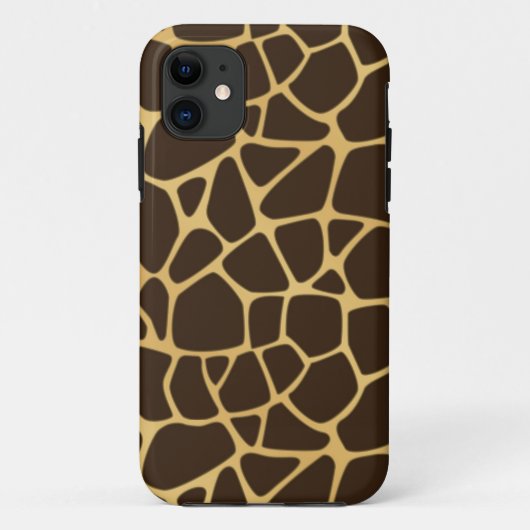 Giraffen-gepunkteter Hintergrund Case-Mate iPhone Hülle (Rückseite)