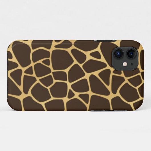 Giraffen-gepunkteter Hintergrund Case-Mate iPhone Hülle (Rückseite (Horizontal))