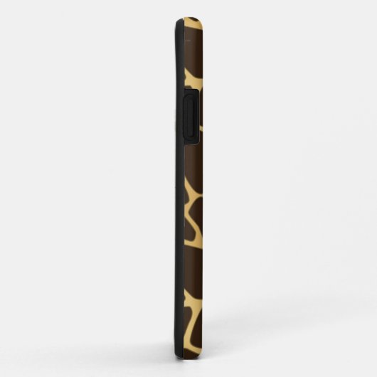 Giraffen-gepunkteter Hintergrund Case-Mate iPhone Hülle (Hinten/Rechts)