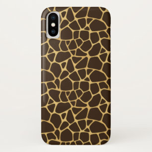 Giraffen-gepunkteter Hintergrund iPhone X Hülle
