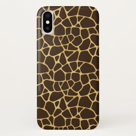 Giraffen-gepunkteter Hintergrund Case-Mate iPhone Hülle (Rückseite)