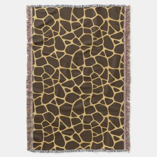 Giraffen-gepunkteter Hintergrund Decke (Vorderseite Vertikal)