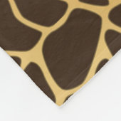Giraffen-gepunkteter Hintergrund Fleecedecke (Ecke)