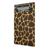 Giraffen-gepunkteter Hintergrund Mini Klemmbrett (Gewinkelt2)