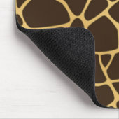 Giraffen-gepunkteter Hintergrund Mousepad (Ecke)