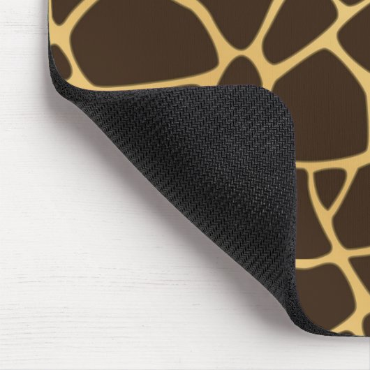 Giraffen-gepunkteter Hintergrund Mousepad (Ecke)
