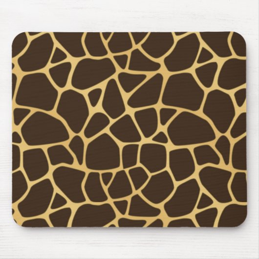 Giraffen-gepunkteter Hintergrund Mousepad (Vorne)