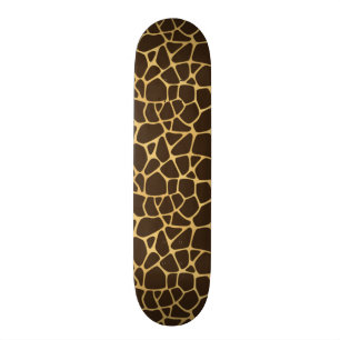 Giraffen-gepunkteter Hintergrund Skateboard