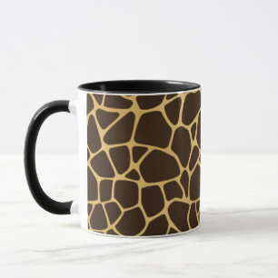 Giraffen-gepunkteter Hintergrund Tasse