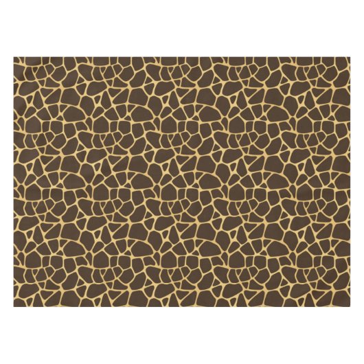 Giraffen-gepunkteter Hintergrund Tischdecke (Vorderseite (Horizontal))