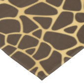 Giraffen-gepunkteter Hintergrund Tischdecke (Schrägansicht)