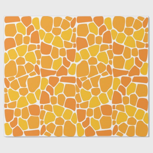 Giraffen-Geschenk-Packpapier Geschenkpapier (Flach)