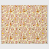 Giraffen Geschenkpapier (Flach)