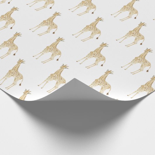 Giraffen Geschenkpapier (Ecke)