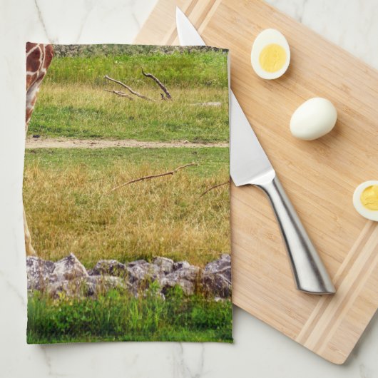 Giraffen-Geschirrtuch Geschirrtuch (Viertel Falte)