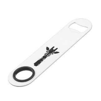Giraffen-Gesicht-Silhouette Speed Flaschenöffner