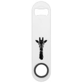 Giraffen-Gesicht-Silhouette Speed Flaschenöffner (Vorderseite)