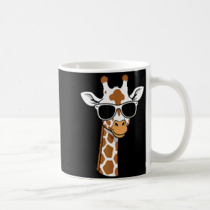 Giraffen-Gesicht-Sonnenbrille Lustige Giraffe für Kaffeetasse