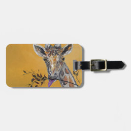 Giraffen-Gesichts-Malerei Gepäckanhänger