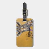 Giraffen-Gesichts-Malerei Gepäckanhänger (Vorderseite vertikal)