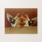 Giraffen-Gesichts-Puzzlespiel Puzzle (Horizontal)