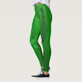 Giraffen-Grün Leggings (Links)