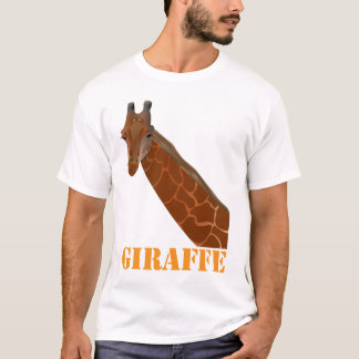 Giraffen-grundlegender T - Shirt