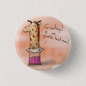 Giraffen-Hauptmann Button (Vorderseite)