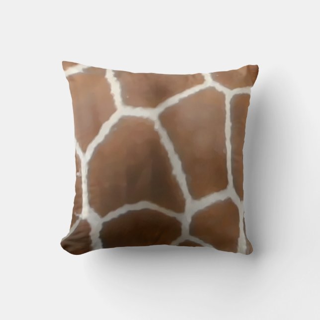 GIRAFFEN-HAUT KISSEN (Vorderseite)