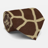 Giraffen-Haut Krawatte (Gerollt)