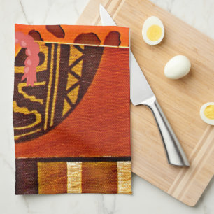 Giraffen Hut Kunst Druck Geschirrtuch