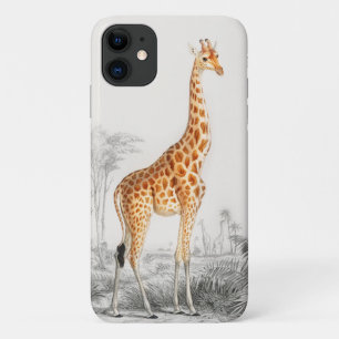 Giraffen-Illustration Vintage-Kunstprint Case-Mate iPhone Hülle
