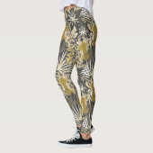 Giraffen im Nachtwald. Leggings (Links)