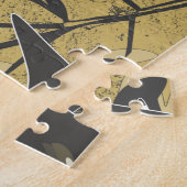 Giraffen im Nachtwald. Puzzle (Seite)