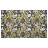 Giraffen im Nachtwald. Stoff (Fat Quarter (45,7 x 55,9 cm))