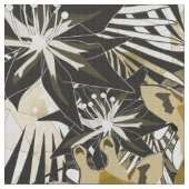 Giraffen im Nachtwald. Stoff (Nahaufnahme)