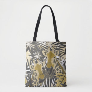 Giraffen im Nachtwald. Tasche