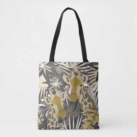 Giraffen im Nachtwald. Tasche (Vorderseite)